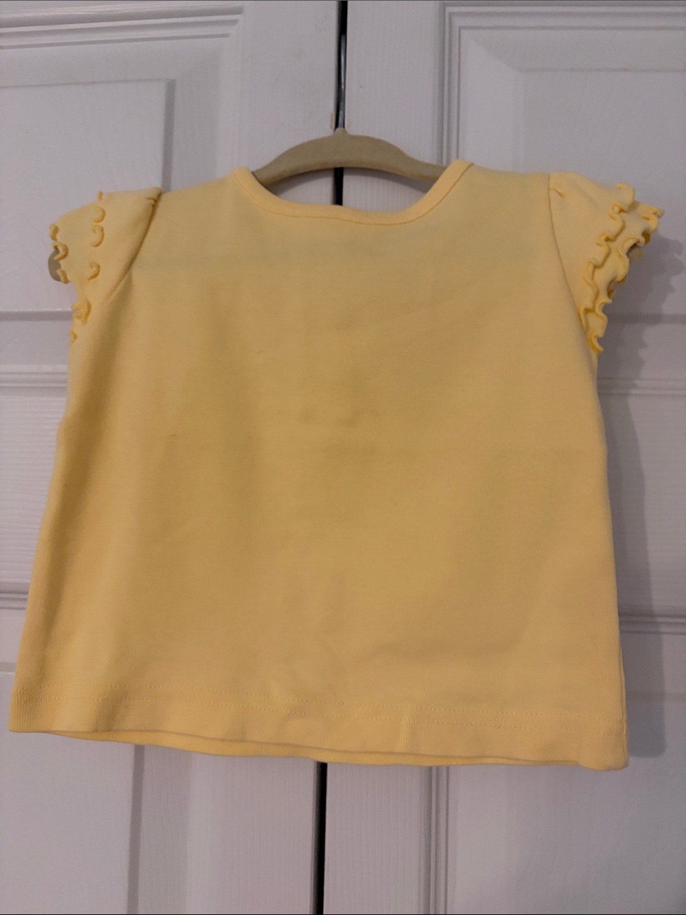 Gymboree Vintage Soft Yellow Butterflies T Shirt Size 3-6 Months